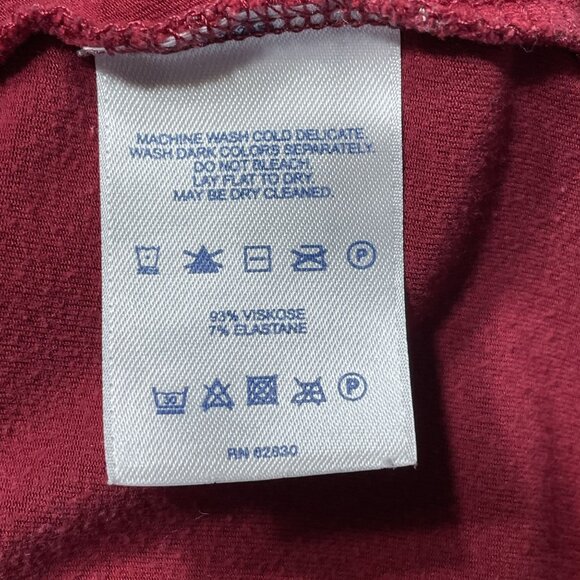 Lands End Sailboat Faux Wrap Sleeveless Dress Red Plus Size 3X u - Picture 9 of 9